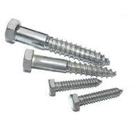 Hex head wood screws